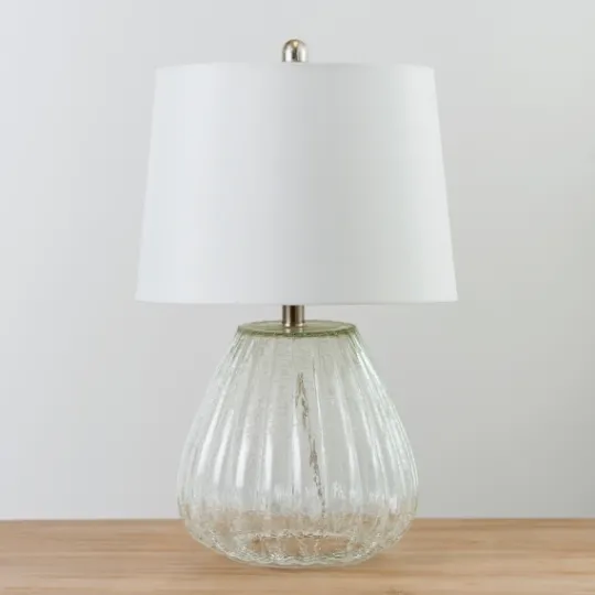 Kirkland's Home Crackle Glass Table Lamp- Table Lamps