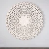 Kirkland's Home Cream And Natural Ornate Medallion Wall Plaque- Wall Plaques