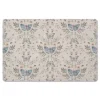 Kirkland's Home Cream Botanical Butterfly Floor Mat- Kitchen & Floor Mats