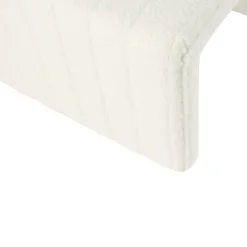 Kirkland's Home Cream Boucle Arch Ottoman- Benches & Ottomans