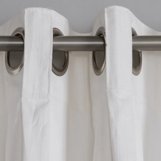 Kirkland's Home Cream Box Pleated Single Curtain Panel, 84 In.- Curtains & Drapes