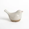 Kirkland's Home Cream Ceramic Bird Figurine- Statues & Figurines