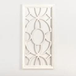 Kirkland's Home Cream Decorative Wood Wall Plaque- Wall Plaques