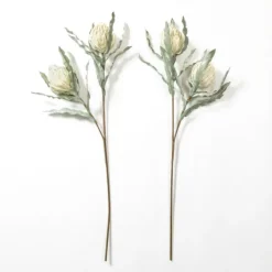 Kirkland's Home Cream Foam Protea Stem- Stems & Bouquets