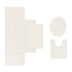 Kirkland's Home Cream High Pile Marshmallow Bath Mat, 72 In.- Bathroom Rugs