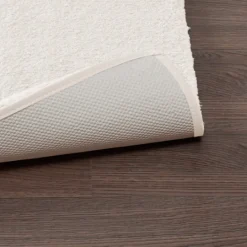 Kirkland's Home Cream High Pile Marshmallow Bath Mat, 30 In.- Bathroom Rugs