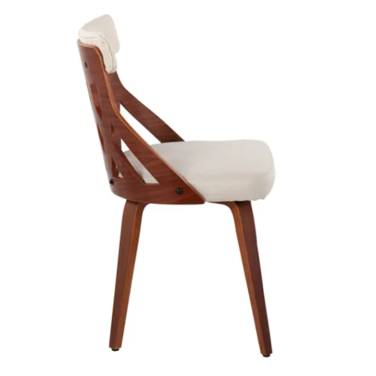 Kirkland's Home Cream Lattice Back 2-Pc. Dining Chair Set- Dining Chairs