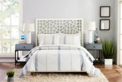 Kirkland's Home Cream Mason Full/Queen 3-Pc. Comforter Set- Comforters
