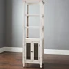 Kirkland's Home Cream Savannah Bookshelf- Entryway Furniture