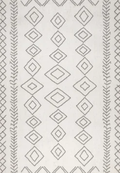 Kirkland's Home Cream Serna Tribal Outdoor Area Rug, 5X7- Outdoor Rugs