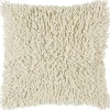 Kirkland's Home Cream Shag Pillow- Pillows