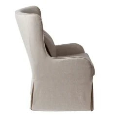 Kirkland's Home Cream Slipcovered Accent Chair- Accent Chairs