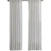 Kirkland's Home Cream Solid Pleated Single Curtain Panel, 84 In.- Curtains & Drapes