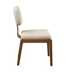 Kirkland's Home Cream Square Back Dining Chairs, Set Of 2- Dining Chairs