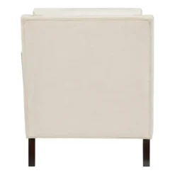 Kirkland's Home Cream Swoop Arms Upholstered Armchair- Accent Chairs