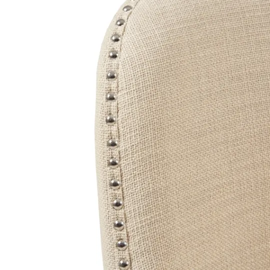 Kirkland's Home Cream Tufted Back Swivel Counter Stool- Bar Stools & Counter Height Stools