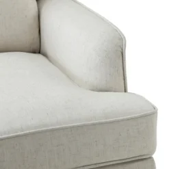 Kirkland's Home Cream Upholstered Wingback Rocking Chair- Accent Chairs