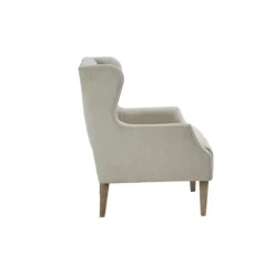 Kirkland's Home Cream Wingback Martha Stewart Accent Chair- Accent Chairs