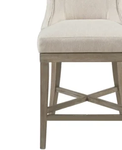 Kirkland's Home Cream Wingback Swivel Seat Counter Stool- Bar Stools & Counter Height Stools