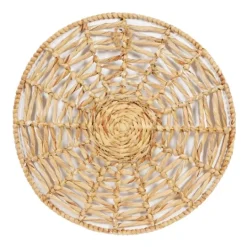 Kirkland's Home Cream Woven Dried Plant Wall Sculptures, Set Of 3- Wall Plaques