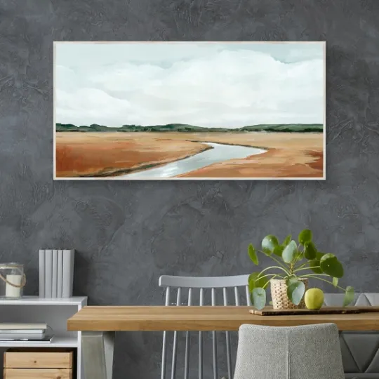 Kirkland's Home Creekside Landscape Framed Wall Art- Framed Art