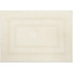 Kirkland's Home Creme Plush Reversible Cotton Bath Mat, 45 In.- Bathroom Rugs
