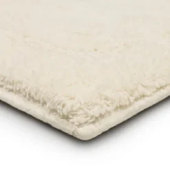 Kirkland's Home Creme Plush Reversible Cotton Bath Mat, 45 In.- Bathroom Rugs