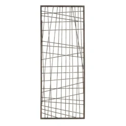 Kirkland's Home Crosshatch Metal Frame Plaque- Wall Plaques
