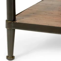 Kirkland's Home Crowley Wood And Iron Bunching Coffee Table- Coffee Tables