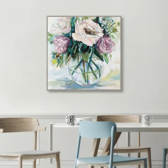 Kirkland's Home Crystal Clear Light Framed Canvas Art Print- Canvas Art