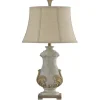 Kirkland's Home Crystal Cream Traditional Table Lamp- Table Lamps