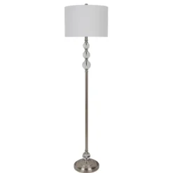 Kirkland's Home Crystal Orb Stacked Floor Lamp, 60 In.- Floor Lamps