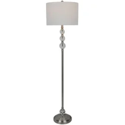 Kirkland's Home Crystal Orb Stacked Floor Lamp, 60 In.- Floor Lamps