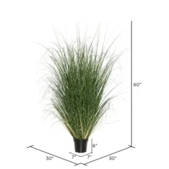 Kirkland's Home Curled Green Grass Potted Plant- Trees & Topiaries