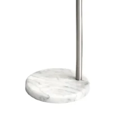 Kirkland's Home Curved Floor Lamp With Marble Base- Floor Lamps