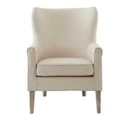 Kirkland's Home Curved Wingback Accent Chair- Accent Chairs