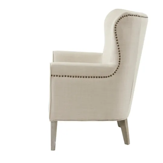 Kirkland's Home Curved Wingback Accent Chair- Accent Chairs