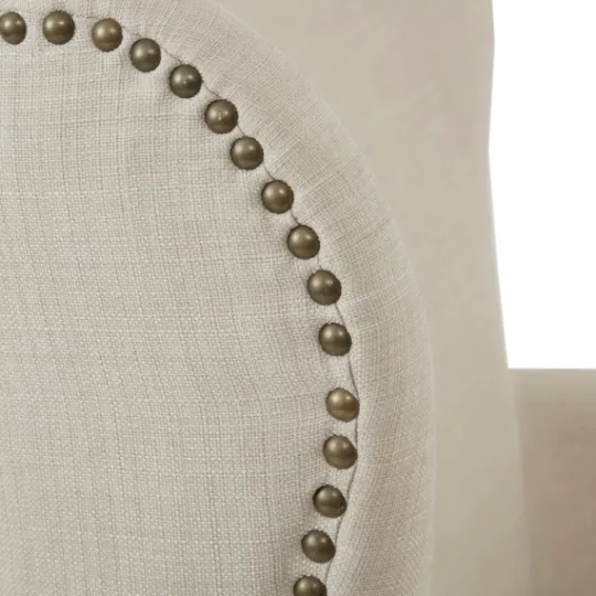 Kirkland's Home Curved Wingback Accent Chair- Accent Chairs