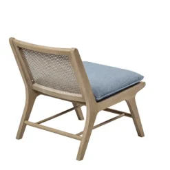 Kirkland's Home Cushion Ash Cane Back Accent Chair- Accent Chairs