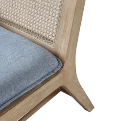 Kirkland's Home Cushion Ash Cane Back Accent Chair- Accent Chairs