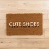 Kirkland's Home Cute Shoes Coir Doormat- Doormats
