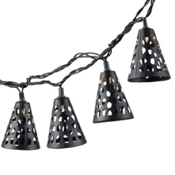 Kirkland's Home Cutout Cone Outdoor String Lights- Outdoor Lighting