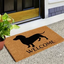 Kirkland's Home Dachshund Welcome Doormat- Doormats