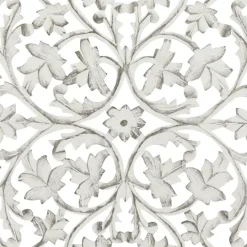 Kirkland's Home Daisy Distressed Carved Wall Plaque- Wall Plaques