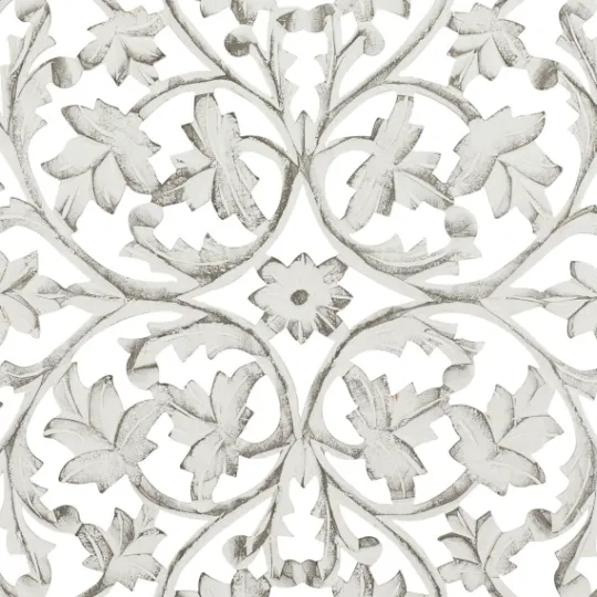 Kirkland's Home Daisy Distressed Carved Wall Plaque- Wall Plaques