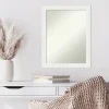Kirkland's Home Daisy White Modern Decorative Framed Mirror- Framed Mirrors