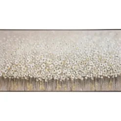 Kirkland's Home Dancing Flowers Textured Canvas Art Print- Canvas Art