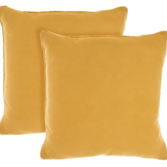 Kirkland's Home Dandelion Cable Knit Throw Pillows, Set Of 2- Pillows