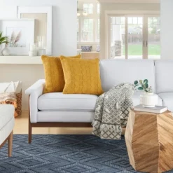 Kirkland's Home Dandelion Cable Knit Throw Pillows, Set Of 2- Pillows