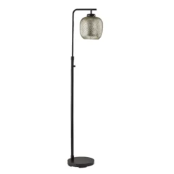 Kirkland's Home Dark Bronze And Mercury Glass Floor Lamp- Floor Lamps
